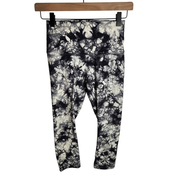 Lululemon‎ Wunder Under Hi-Rise Dual Shibori Full-On Luxtreme 21" Size 4 Women's - Picture 1 of 6